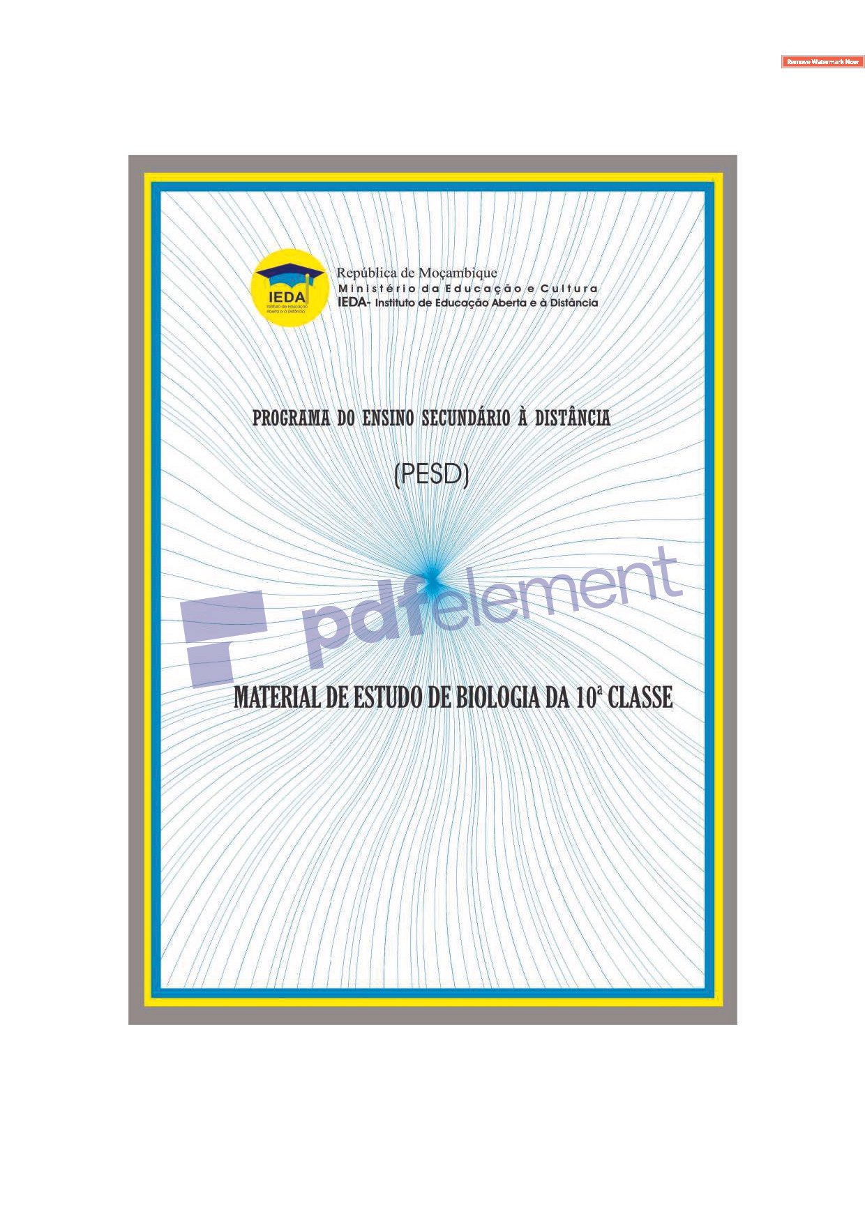 Biologia da 10ª Classe (Material de estudo do PESD Antigo – Moçambique) Modulo em PDF