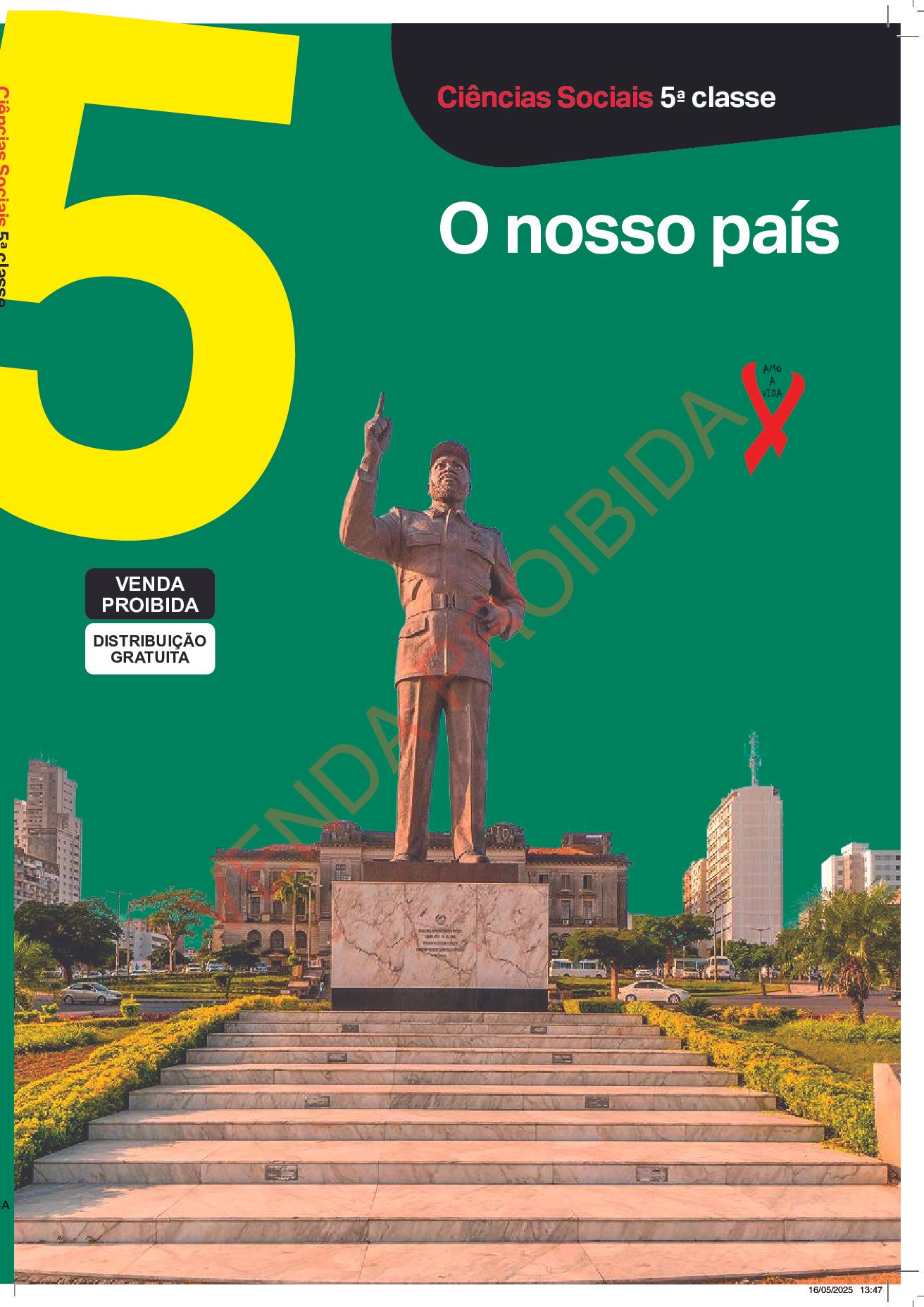 Ciências Sociais da 5ª Classe (Edição Revista – MEC Moçambique 2025) Baixar Livro em PDF