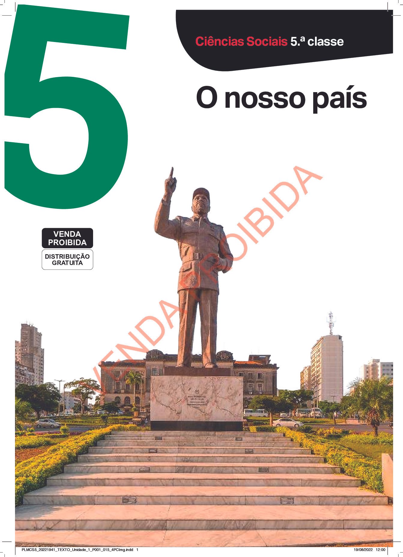 Ciências Sociais da 5ª Classe (MINEDH Moçambique 2023) Baixar Livro em PDF