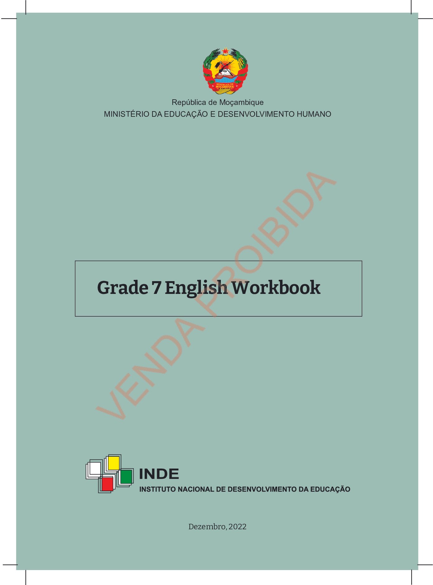 Inglês da 7ª Classe (Ficha de Aprendizagem -Moçambique) Baixar Livro em PDF