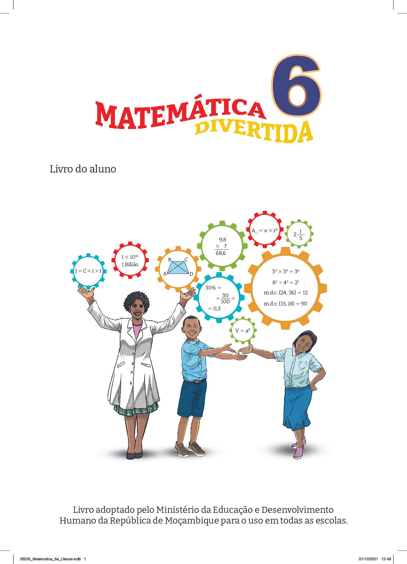Matemática da 6ª Classe (MINEDH Moçambique 2024) Baixar Livro em PDF