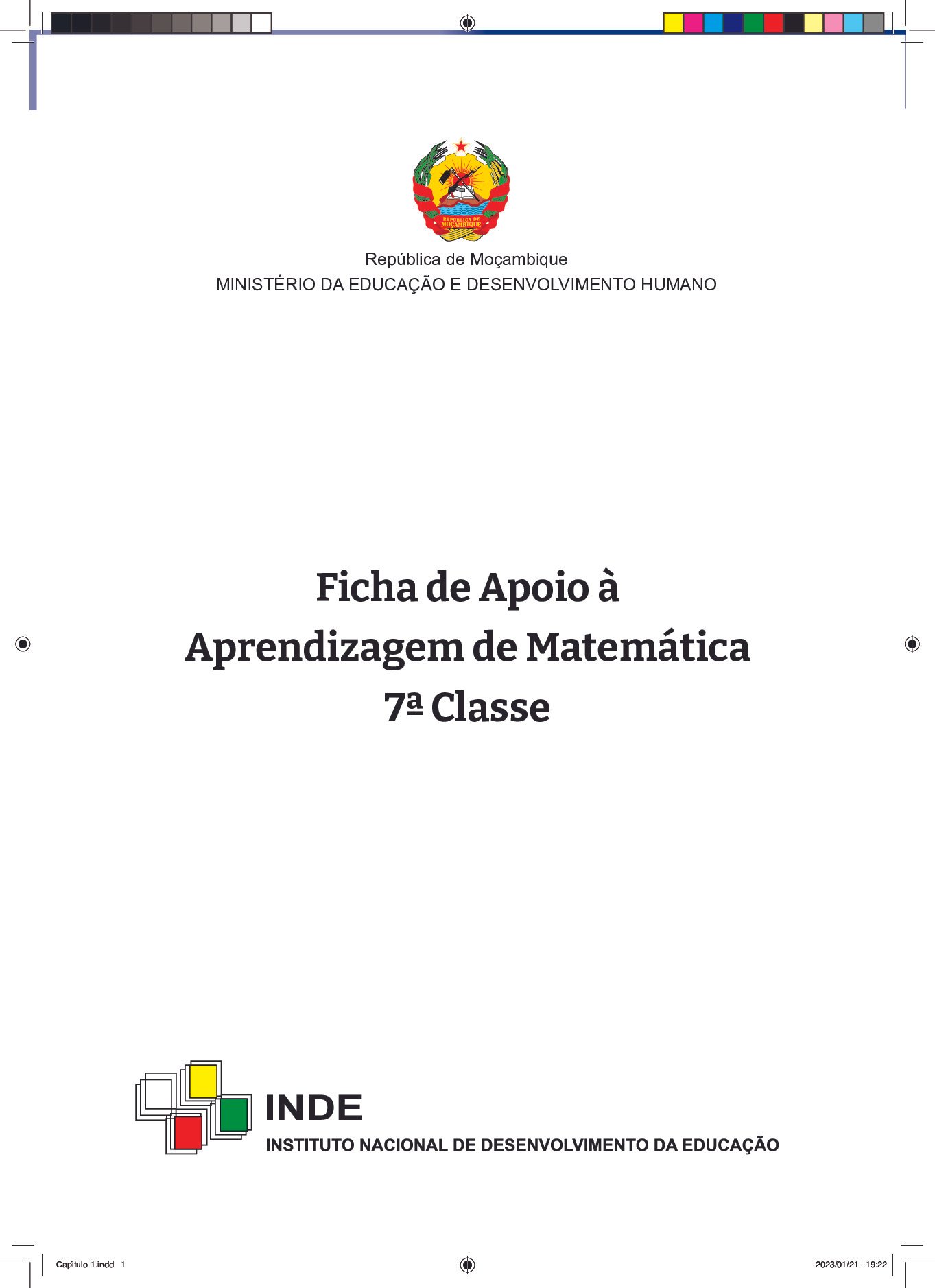 Matemática da 7ª Classe (INDE/ MEC Moçambique 2022) Baixar Livro em PDF