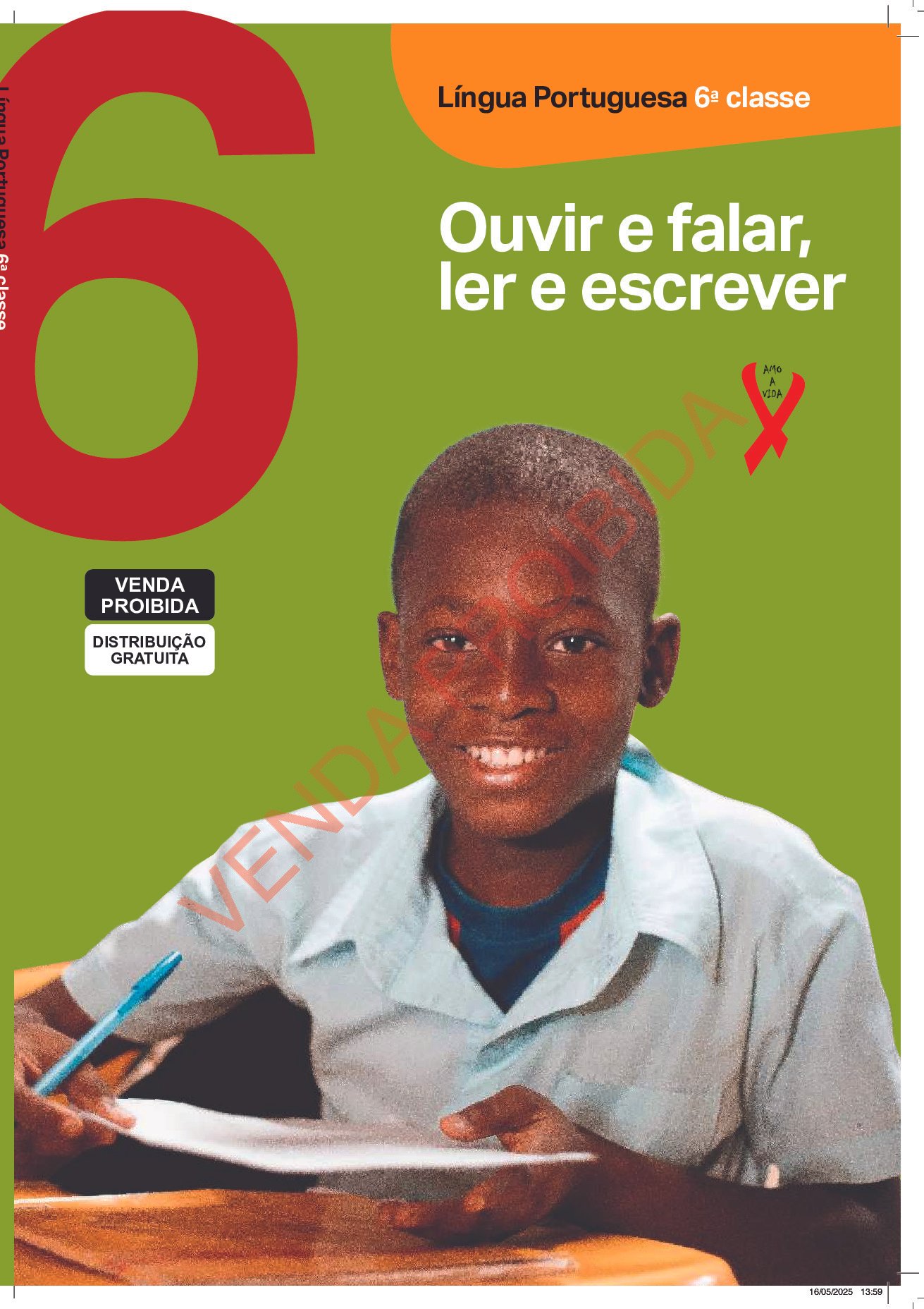 Português da 6ª Classe (Edição Revista – MEC Moçambique 2025) Baixar Livro em PDF